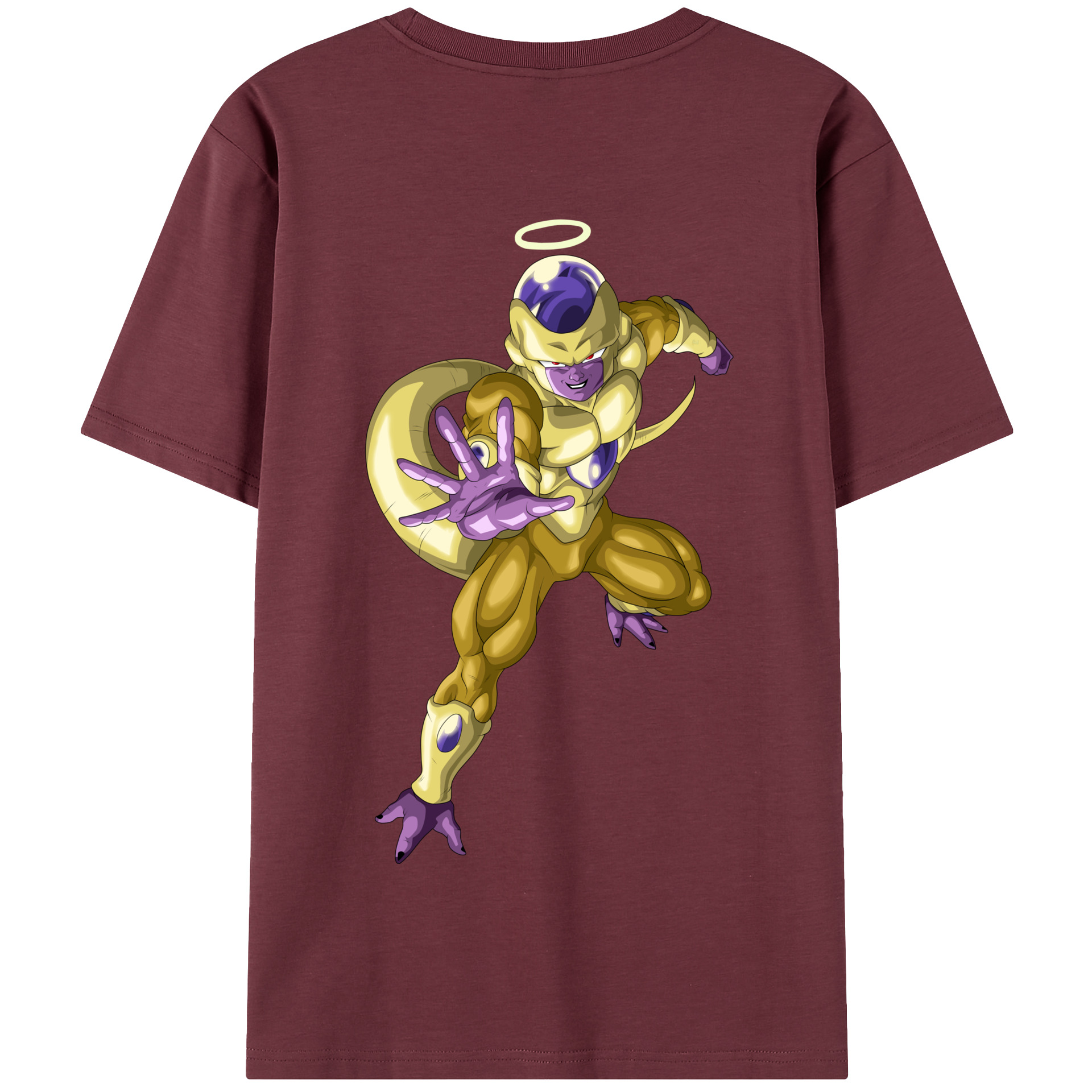 （画像用） ドラゴンボール フリーザ DRAGON BALL Frieza 綿100％半袖Tシャツ（背面プリント）